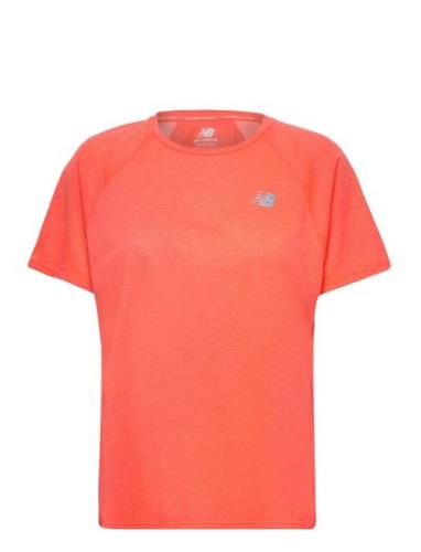 Impact Run Short Sleeve Sport T-shirts & Tops Short-sleeved Orange New...