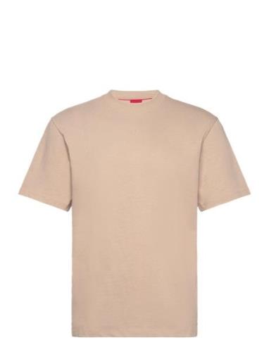 Dapolino Designers T-shirts Short-sleeved Beige HUGO