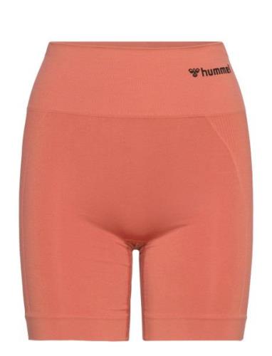 Hmltif Seamless Shorts Sport Shorts Sport Shorts Orange Hummel