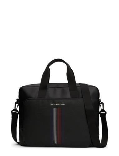 Th Foundation Computer Bag Dataveske Veske Black Tommy Hilfiger