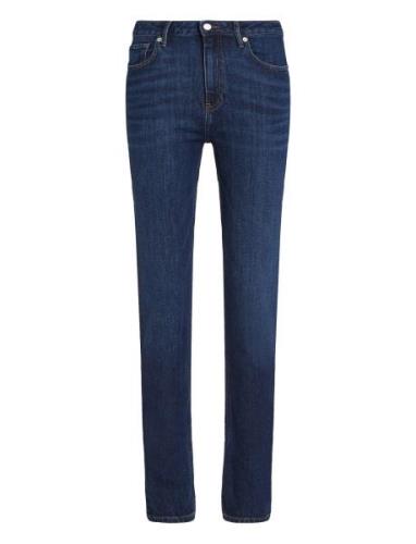 Slim Cigarette Hw A Dark Blue Bottoms Jeans Skinny Blue Tommy Hilfiger