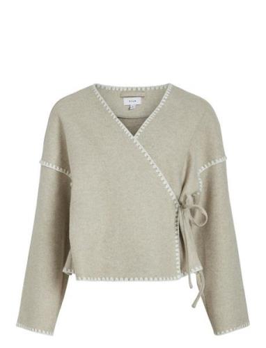 Virise Cardigan Tops Knitwear Cardigans Beige Vila