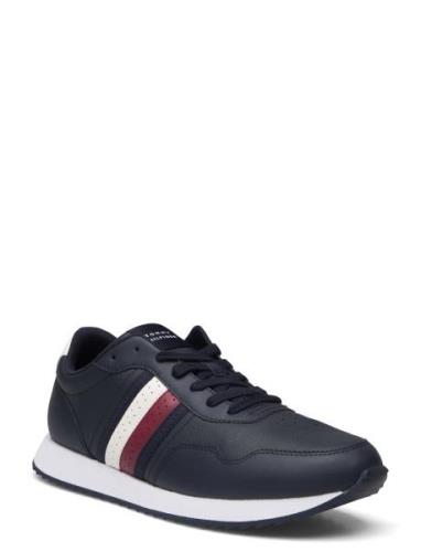 Runner Evo Lth Mix Ess Lave Sneakers Navy Tommy Hilfiger