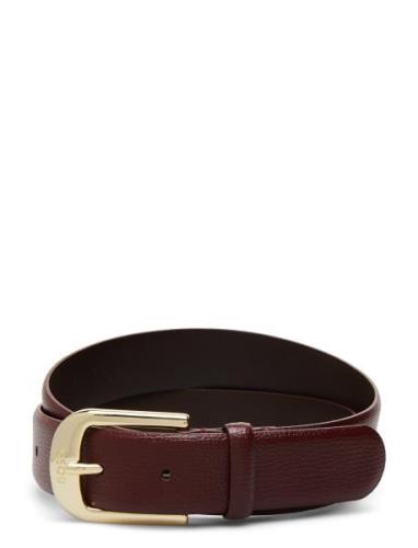 Anna Belt 3Cm C. Belte Burgundy BOSS