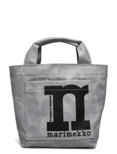 Mono Mini Tote Unikko Bags Top Handle Bags Grey Marimekko