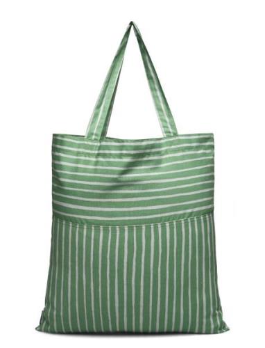 Piccolo Bag 44X43 Cm Shopper Veske Green Marimekko