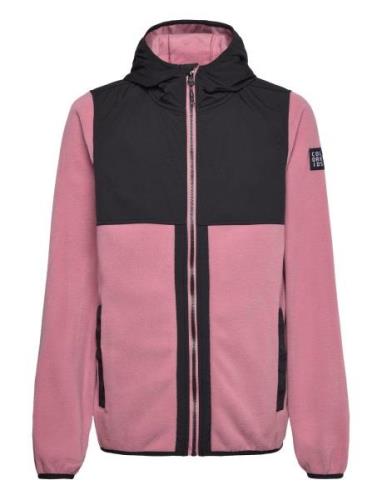 Fleece Jacket - W. Hood Outerwear Fleece Outerwear Fleece Jackets Pink...