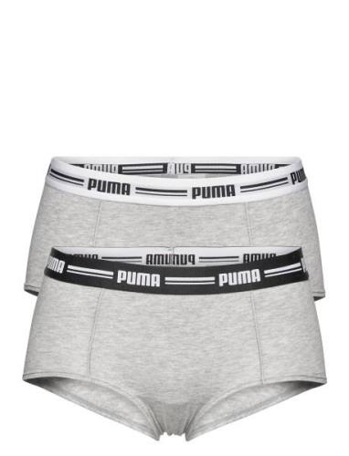 Puma Women Mini Short 2P Hang Hipstertruse Undertøy Grey PUMA