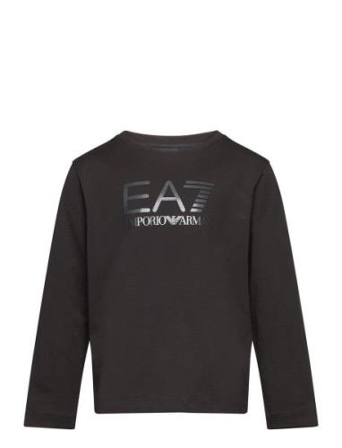 T-Shirt Tops T-shirts Long-sleeved T-shirts Black EA7