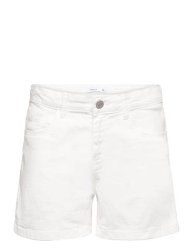 Nkfrose Reg Twi Shorts 8212-Tp Noos Bottoms Shorts White Name It