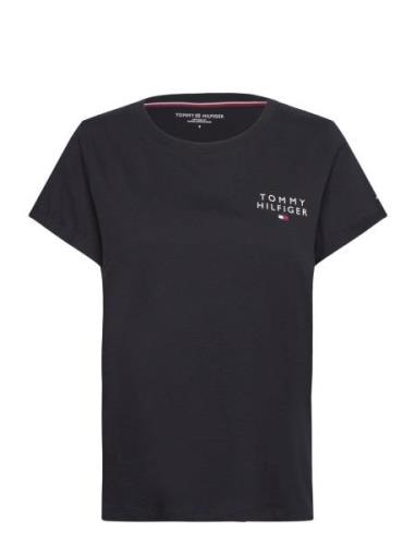 Short Sleeve T-Shirt Tops T-shirts & Tops Short-sleeved Black Tommy Hi...