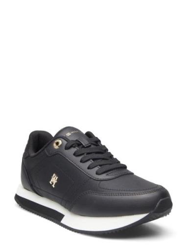 Elevated Essent Runner Monogram Lave Sneakers Black Tommy Hilfiger