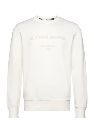 Borg Logo Crew Sport Sweat-shirts & Hoodies Sweat-shirts White Björn B...