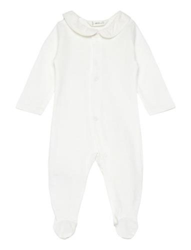Cotton Body Pyjamas Pyjamas Sie Jumpsuit White Mango