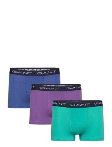 Trunk 3-Pack Boksershorts Purple GANT