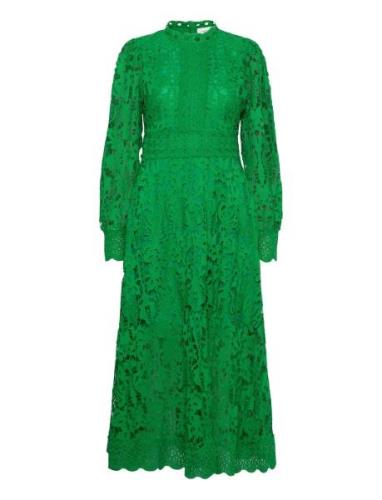 Cmlaly-Dress Maxikjole Festkjole Green Copenhagen Muse