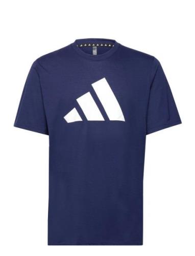 Tr-Es Fr Logo T Sport T-shirts Short-sleeved Navy Adidas Performance
