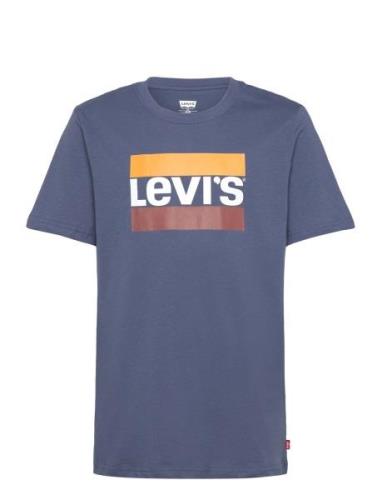 Levi's® Sportswear Logo Tee Tops T-shirts Short-sleeved Navy Levi's