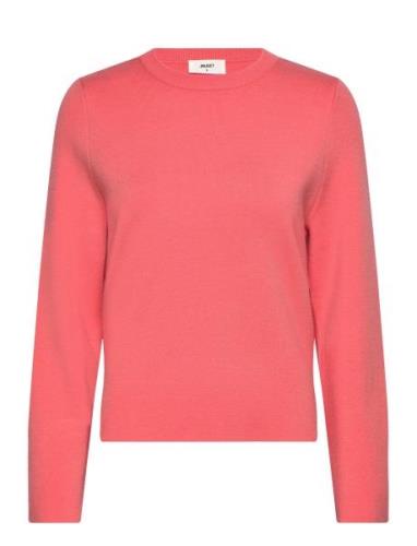 Objreynard Square Sleeve O-Neck Noos Tops Knitwear Jumpers  Object