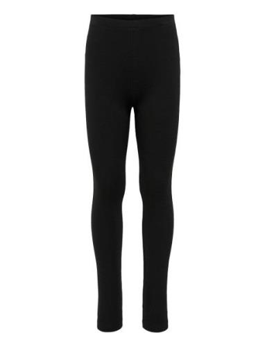 Kogemili Brushed Leggings Swt Noos Bottoms Leggings Black Kids Only