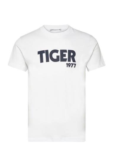 Dillan Designers T-shirts Short-sleeved White Tiger Of Sweden