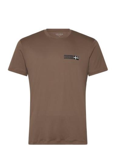 Sthlm Light T-Shirt Tops T-shirts Short-sleeved Brown Björn Borg