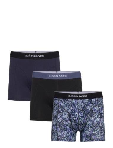 Premium Cotton Stretch Boxer 3P Boksershorts Navy Björn Borg