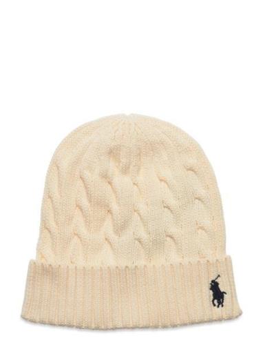 0 Accessories Headwear Beanies Cream Polo Ralph Lauren