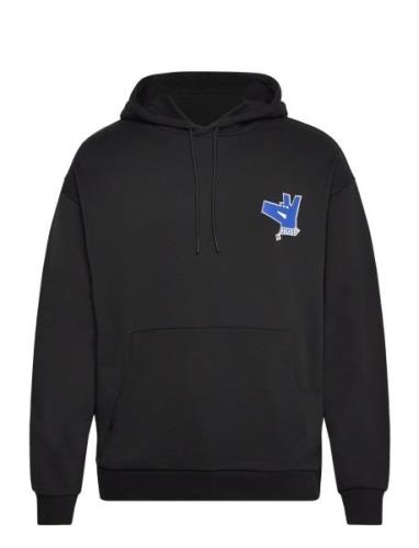 Nallico Tops Sweat-shirts & Hoodies Hoodies Black HUGO BLUE