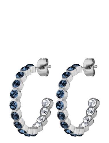 Holly Ss Blue Accessories Jewellery Earrings Hoops Blue Dyrberg/Kern
