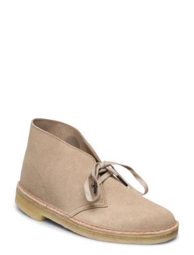 Desert Boot Semskede Boots Snøresko Beige Clarks Originals