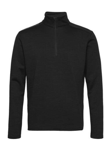 Mens Sunningdale Halfzip Outerwear Sport Jackets Black Abacus