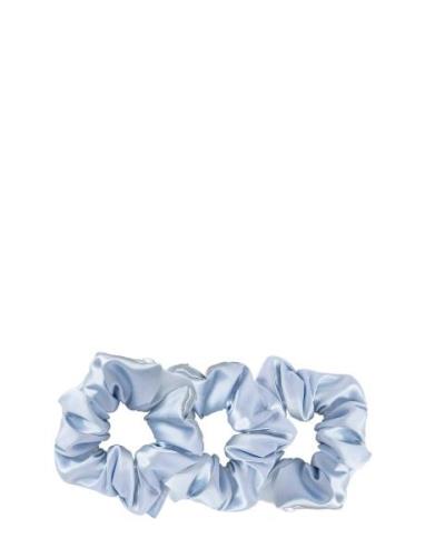 Silk Scrunchies 4 Cm Sky Blue Accessories Hair Accessories Scrunchies ...