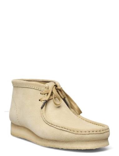 Wallabee Boot Semskede Boots Snøresko Beige Clarks Originals