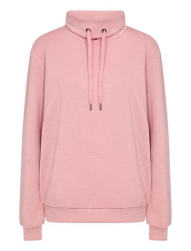 Sc-Banu Tops Sweat-shirts & Hoodies Sweat-shirts Pink Soyaconcept