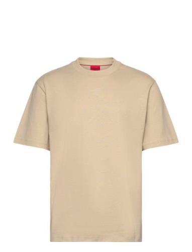 Dapolino Designers T-shirts Short-sleeved Beige HUGO