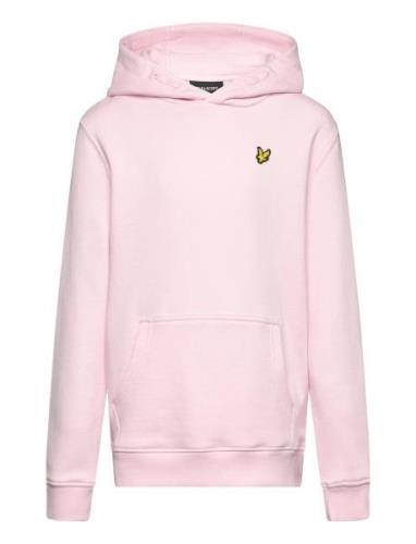 Pullover Hoodie Tops Sweat-shirts & Hoodies Hoodies Pink Lyle & Scott