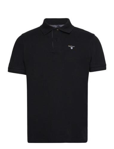 Barbour Tartan Polo Tops Polos Short-sleeved Black Barbour