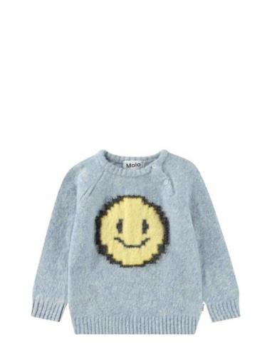 Bless Tops Knitwear Pullovers Grey Molo