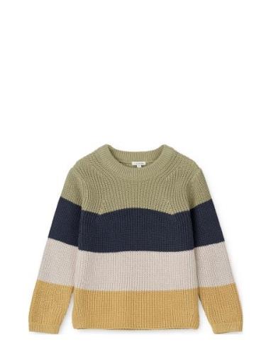 Koda Stripe Knit Jumper Tops Knitwear Pullovers Multi/patterned Liewoo...