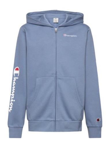 Hooded Full Zip Sweatshirt Sport Sweat-shirts & Hoodies Hoodies Blue C...