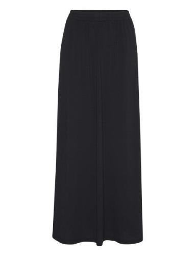 Kamallie Maxi Skirt Langt Skjørt Black Kaffe