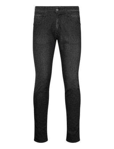 Anbass Trousers Slim 99 Denim Bottoms Jeans Slim Black Replay