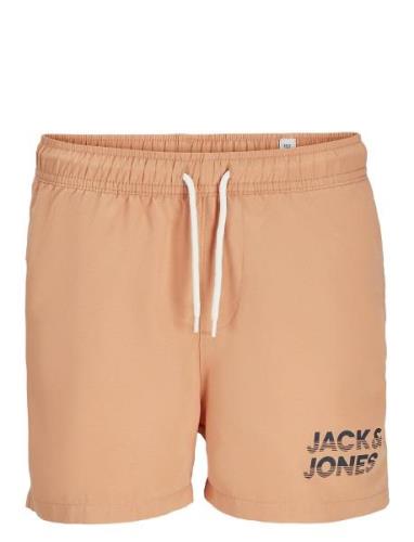 Jjstyd Swim Shorts Ln Jnr Badeshorts Orange Jack & J S