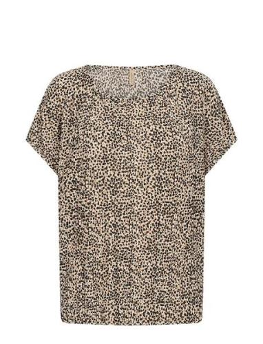 Sc-Fleur Tops T-shirts & Tops Short-sleeved Multi/patterned Soyaconcep...