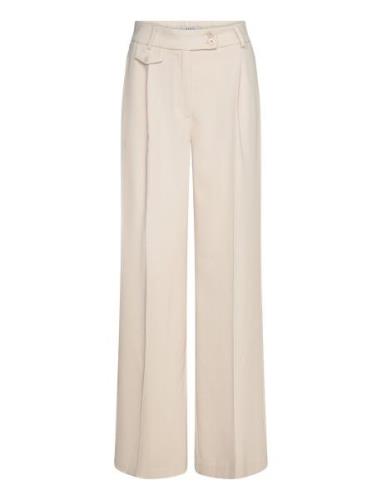 D6Zach Straight Leg Pants Bottoms Trousers Suitpants Cream Dante6