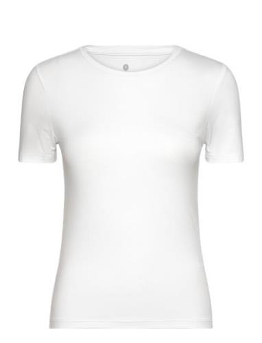 Jbs Of Dk Slim Tee Bamboo Topp White JBS Of Denmark