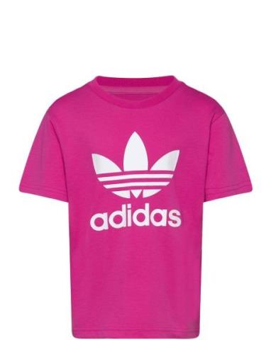 Trefoil Tee Sport T-shirts Short-sleeved Pink Adidas Originals