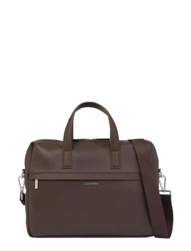 Ck Must Laptop Bag Dataveske Veske Brown Calvin Klein