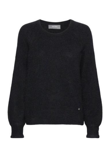 Mmtalli Ls Knit Tops Knitwear Jumpers Black MOS MOSH